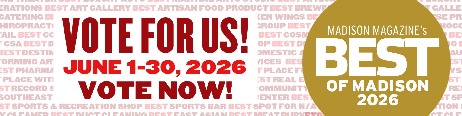 Vote for Capitol Bank for Madison Magazine's Best of Madison 2026