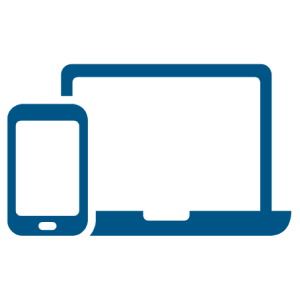 icon of phone and laptop